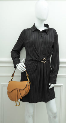 Christian Dior Golden Saddle Medium Bag