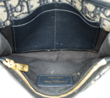 Christian Dior Navy Blue 30 Montaigne Oblique 2 Way Chain Pouch