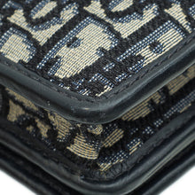 Christian Dior Navy Blue 30 Montaigne Oblique 2 Way Chain Pouch