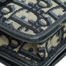 Christian Dior Navy Blue 30 Montaigne Oblique 2 Way Chain Pouch