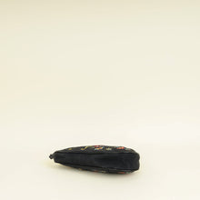 Christian Dior Multicolor Galliano Era Embroidered Saddle Pochette Bag