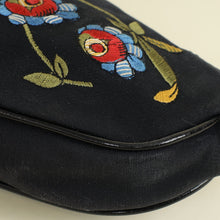 Christian Dior Multicolor Galliano Era Embroidered Saddle Pochette Bag