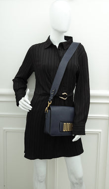 Christian Dior Navy Blue Dio(r)evolution Flap Bag