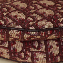 Christian Dior Burgundy Oblique Saddle Medium Bag