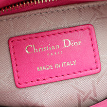 Christian Dior Fuchsia Mini Lady Dior Chain Bag