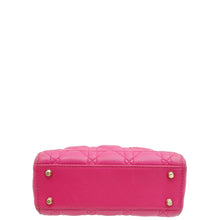 Christian Dior Fuchsia Mini Lady Dior Chain Bag