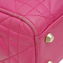 Christian Dior Fuchsia Mini Lady Dior Chain Bag