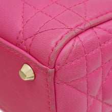 Christian Dior Fuchsia Mini Lady Dior Chain Bag