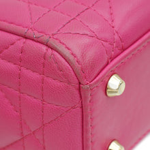 Christian Dior Fuchsia Mini Lady Dior Chain Bag