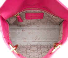 Christian Dior Fuchsia Mini Lady Dior Chain Bag