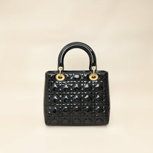Christian Dior Black Lady Dior Medium Bag
