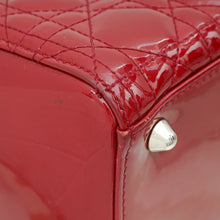 Christian Dior Cherry Red Lady Dior Large Bag