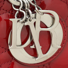 Christian Dior Cherry Red Lady Dior Large Bag