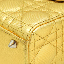 Christian Dior Metallic Gold My Lady Dior Small Bag
