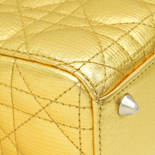 Christian Dior Metallic Gold My Lady Dior Small Bag