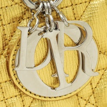 Christian Dior Metallic Gold My Lady Dior Small Bag