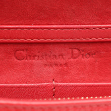 Christian Dior Red Diorama Wallet On Chain