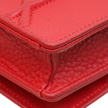 Christian Dior Red Diorama Wallet On Chain