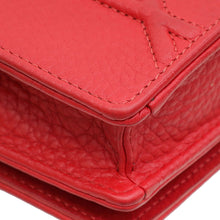Christian Dior Red Diorama Wallet On Chain