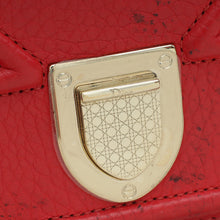 Christian Dior Red Diorama Wallet On Chain