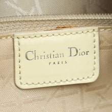 Christian Dior Light Green Lady Dior Fabric Medium Bag