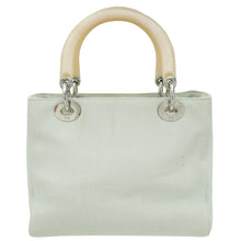 Christian Dior Light Green Lady Dior Fabric Medium Bag