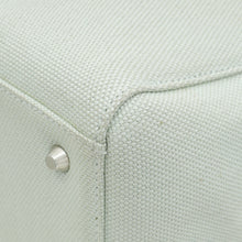 Christian Dior Light Green Lady Dior Fabric Medium Bag