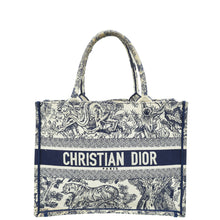 Christian Dior Bicolor Toile De Jouy Book Tote Medium Bag
