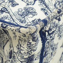 Christian Dior Bicolor Toile De Jouy Book Tote Medium Bag