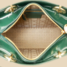 Christian Dior Forest Green Lady Dior Medium Bag