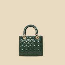 Christian Dior Forest Green Lady Dior Medium Bag