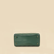 Christian Dior Forest Green Lady Dior Medium Bag