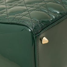 Christian Dior Forest Green Lady Dior Medium Bag