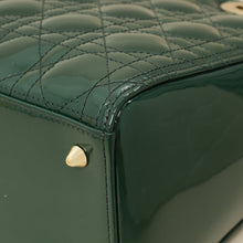 Christian Dior Forest Green Lady Dior Medium Bag