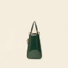 Christian Dior Forest Green Lady Dior Medium Bag