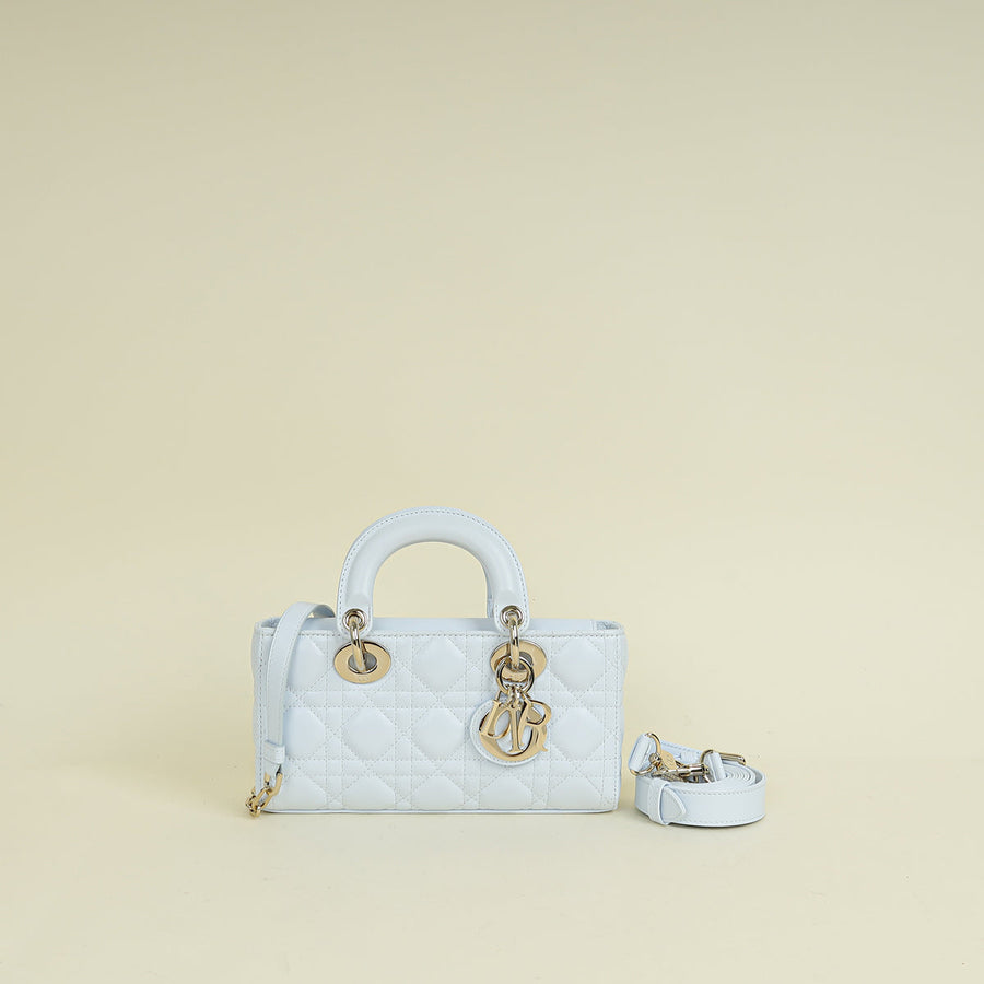 Christian Dior Shirt Blue Lady D-Joy Small Bag