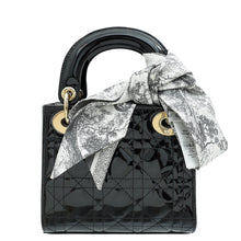 Christian Dior Black Lady Dior Mini Chain Bag W/ Twilly
