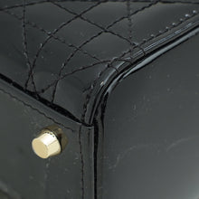 Christian Dior Black Lady Dior Mini Chain Bag W/ Twilly
