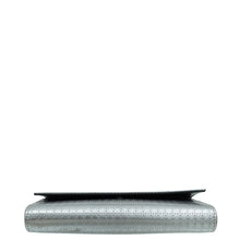 Christian Dior Silver Metallic Micro-Cannage Lady Dior Croisiere Chain Wallet