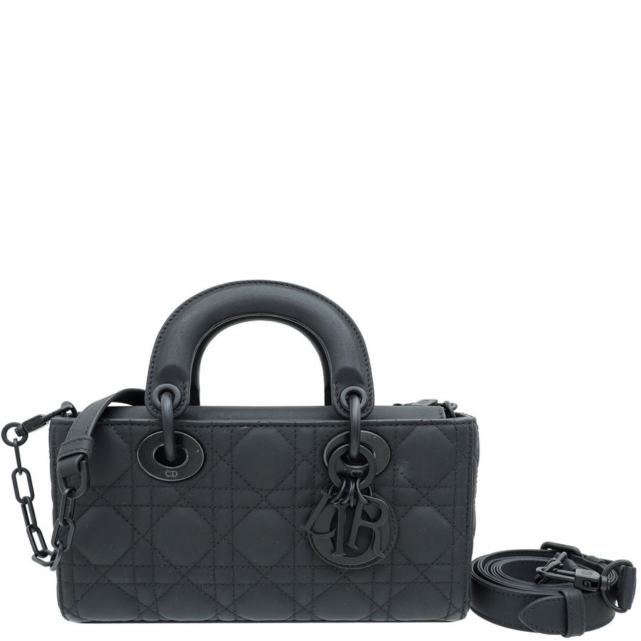 Christian Dior Black Ultramatte D-Joy Small Bag