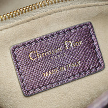 Christian Dior Purple Lizard Lady Dior Mini Bag