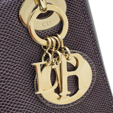 Christian Dior Purple Lizard Lady Dior Mini Bag