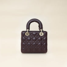 Christian Dior Amarante Lady Dior My ABCDior Small Bag W/ Twilly