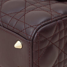 Christian Dior Amarante Lady Dior My ABCDior Small Bag W/ Twilly