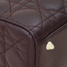Christian Dior Amarante Lady Dior My ABCDior Small Bag W/ Twilly