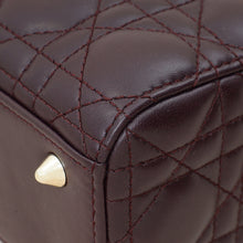 Christian Dior Amarante Lady Dior My ABCDior Small Bag W/ Twilly