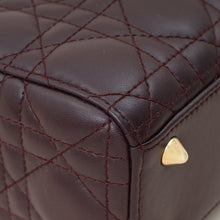 Christian Dior Amarante Lady Dior My ABCDior Small Bag W/ Twilly