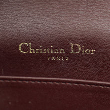 Christian Dior Burgundy Lady Dior Chain Pouch