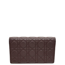 Christian Dior Burgundy Lady Dior Chain Pouch