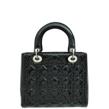 Christian Dior Black Lady Dior Medium Bag